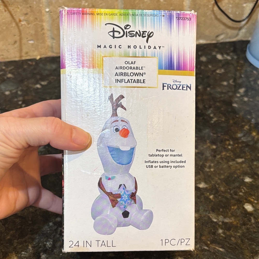 Disney Olaf Frozen  Airdorable inflatable
